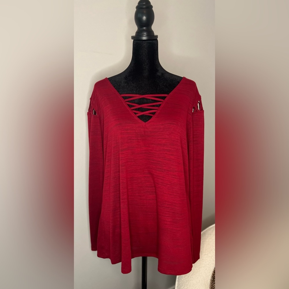 Long sleeve knit top, Size XXL